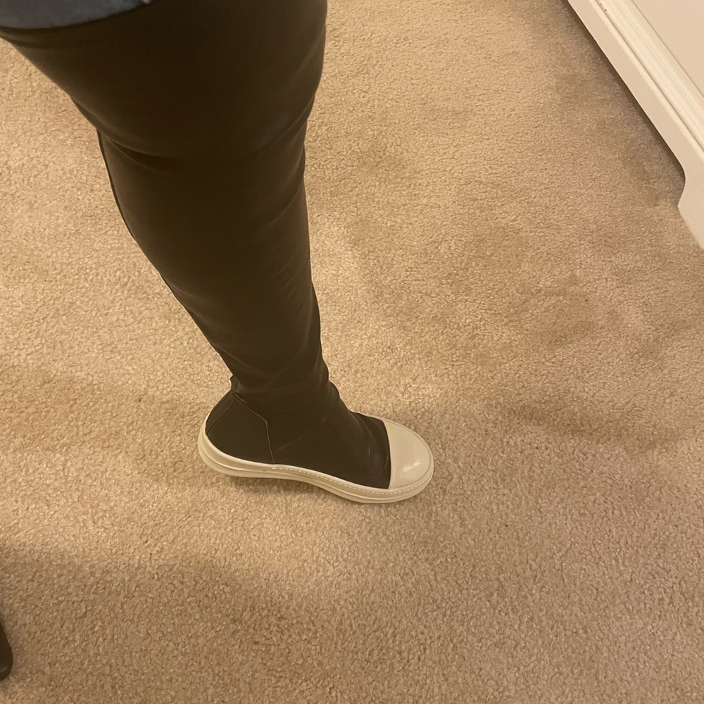 Rick Owen thigh high boots